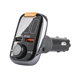 Transmiter FM z funkcją zestawu głośnomówiącego oraz ładowarką USB Bluetooth BLOW