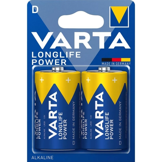 Baterie alkaliczne VARTA LongLife Power D 2szt. blister
