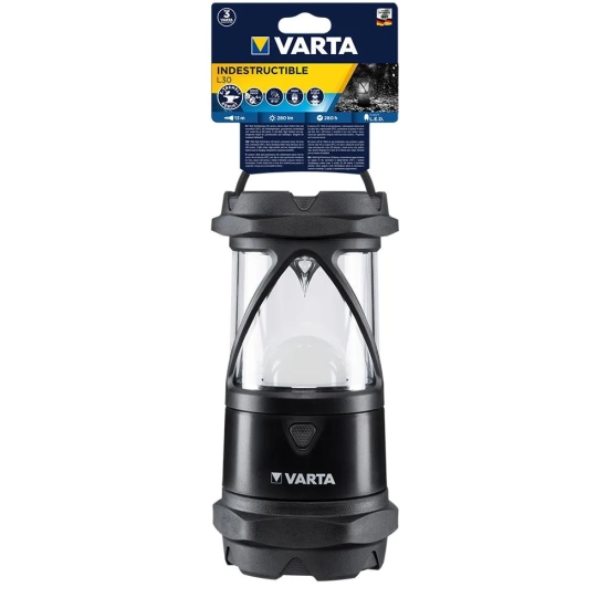 Latarka lampa kempingowa Indestructible L30 Pro odporna, nietłukąca, pyłoszczelna, wodoodporna, zasilana bateryjnie 6