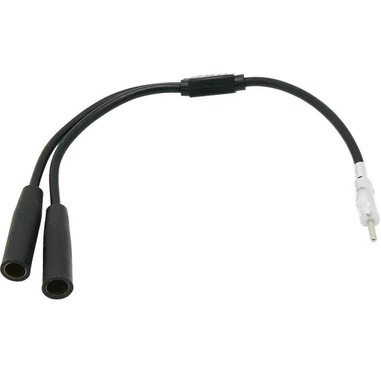 Redukcja antenowa sumator 1x wtyk DIN - 2x gniazdo DIN