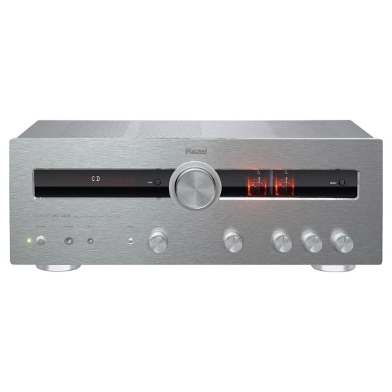 Magnat MA 900 Wzmacniacz hybrydowy DAC Bluetooth Lampowy srebrny