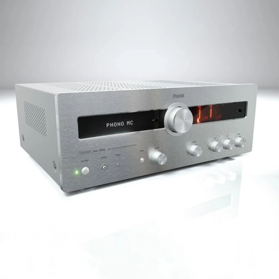 Magnat MA 900 Wzmacniacz hybrydowy DAC Bluetooth Lampowy srebrny-5276