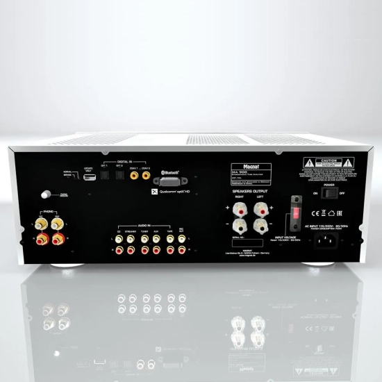 Magnat MA 900 Wzmacniacz hybrydowy DAC Bluetooth Lampowy srebrny-5280