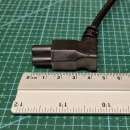 Kabel zasilający do laptopa koniczynka 1.5m wtyk kątowy z uziemieniem-5329