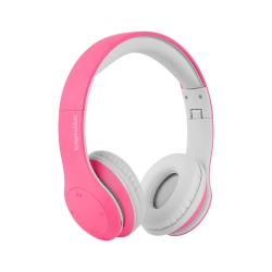 Bezprzewodowe słuchawki nauszne dla dzieci Kruger&Matz różowe model Street Kids
