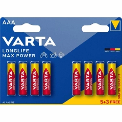 Baterie VARTA LongLife MAX Power AAA 5+3 szt.