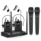 Mikrofony bezprzewodowe Shudder SDR1003 2x mikrofony doręczne i 2x bodypack z akcesoriami-6067