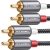 Kabel wtyk 2 RCA - 2RCA 3m Shudder PREMIUM cinch - cinch czincz - czincz