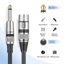 Kabel wtyk jack 6.3 mm mono - gniazdo XLR 10m Shudder PREMIUM-6570