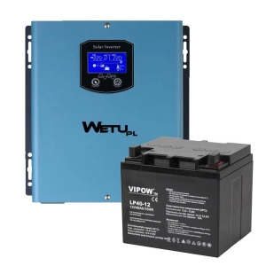 Zasilacz awaryjny WETU S-312 300W + akumulator 40Ah zestaw zasilania awaryjnego UPS