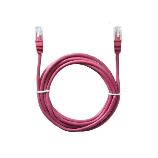 KABEL PATCHCORD PROSTY UTP 3m czerwo