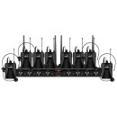 Mikrofony bezprzewodowe 8 kanałowe Shudder SDR1084 8 mikroportów typu bodypack z akcesoriami