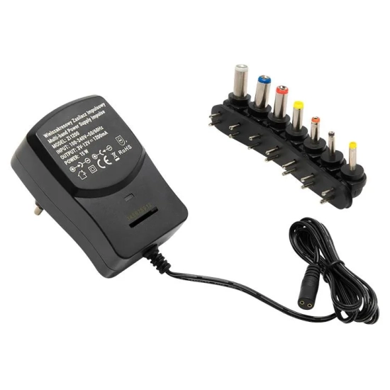 Zasilacz regulowany wielozakresowy 1200mA 3V - 12V