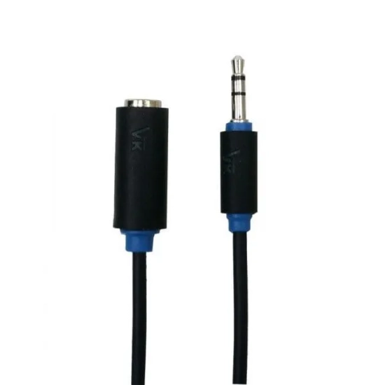Kabel wtyk jack 3.5mm stereo - gniazdo jack 3.5mm 5m przedłużacz słuchawek jack 3.5mm wtyk - gniazdo