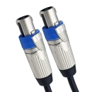 Kabel Speakon - Speakon Shudder przewód PREMIUM Line 5m OFC metalowy wtyk bawełna -7246