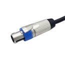 Kabel Speakon - Speakon Shudder przewód PREMIUM Line 10m OFC metalowy wtyk bawełna -7252