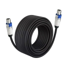 Kabel Speakon - Speakon Shudder przewód PREMIUM Line 20m OFC metalowy wtyk bawełna -7262