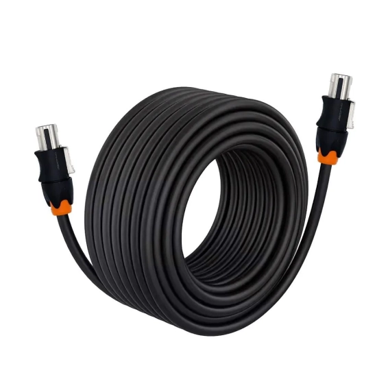 Kabel Speakon - Speakon 15m OFC przewód + bawełna Colour metalowy trzpień Shudder-7292