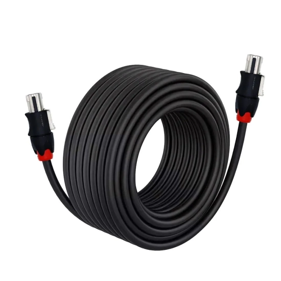 Kabel Speakon - Speakon 30m OFC przewód + bawełna Colour metalowy trzpień Shudder-7297