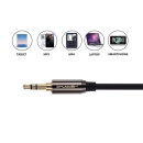 Kabel wtyk jack 3.5mm stereo - 2RCA wtyk 1.8m Shudder Standard Przewód Jack 3.5mm - 2x Cinch-7413