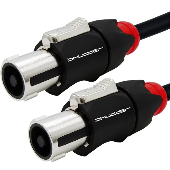 Kabel Speakon - Speakon 30m OFC przewód + bawełna Colour metalowy trzpień Shudder