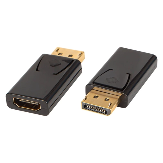 Złącze przejściówka HDMI gniazdo - DISPLAY PORT wtyk proste