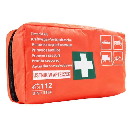 Apteczka pierwszej pomocy z ustnikiem DIN 13164 First aid kit-7963