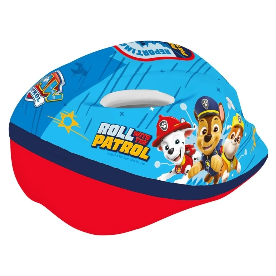 Kask rowerowy Psi Patrol chłopięcy niebieski Chase Marshall Rubble Paw Patrol 52 - 56 cm M-8034