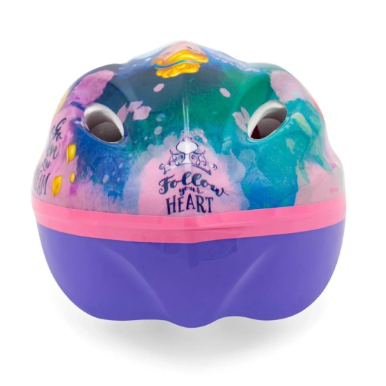 Kask rowerowy Princess dziewczęcy z księżniczkami Ariel Kopciuszek Roszpunka Arielka księżniczki 52 - 56 cm M-8050