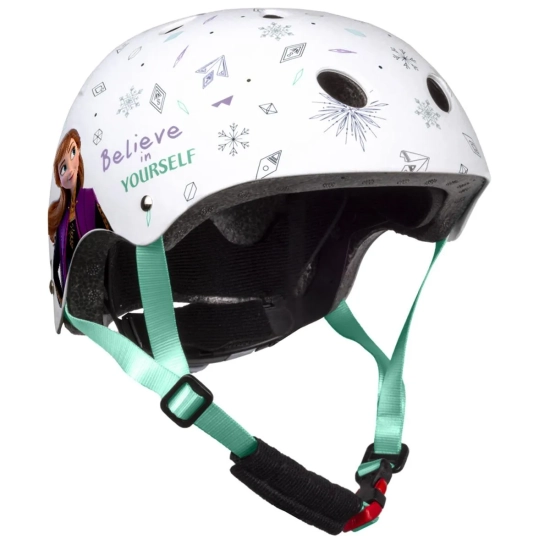 Kask sportowy Kraina Lodu Frozen biały Anna Elsa Olaf 52 - 56 cm M