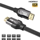 Kabel Przewód HDMI 2.1 WETU Premium 8K 60Hz 4K 120Hz Ultra High Speed 48Gb 0.5m HQ-8093