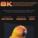 Przejściówka adaptor złącze HDMI wtyk - gniazdo kątowe 90 stopni góra 8K 60Hz 4K 120Hz-8673