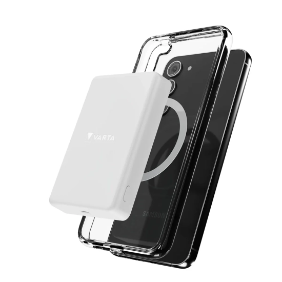 Power Bank 5000mAh Wireless Mag Pro bezprzewodowy Power Bank z ładowarką indukcyjną MagSafe VARTA-8814